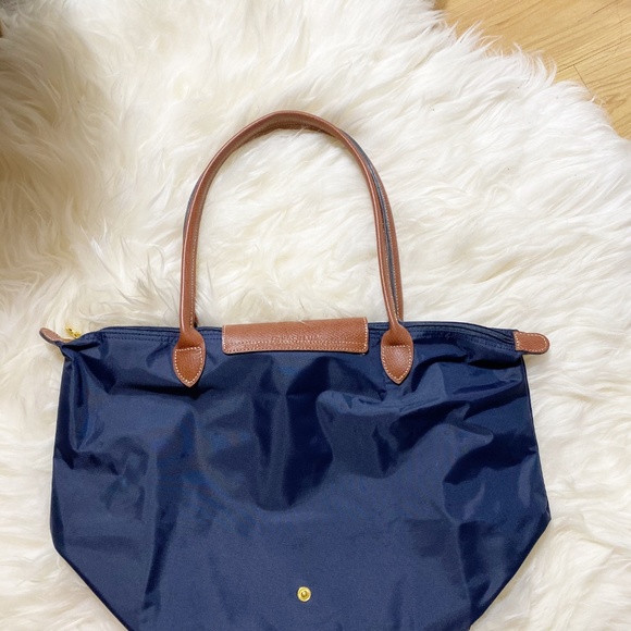 Longchamp Navy and Brown Tote Bag
Size Large - Picture 4 of 8